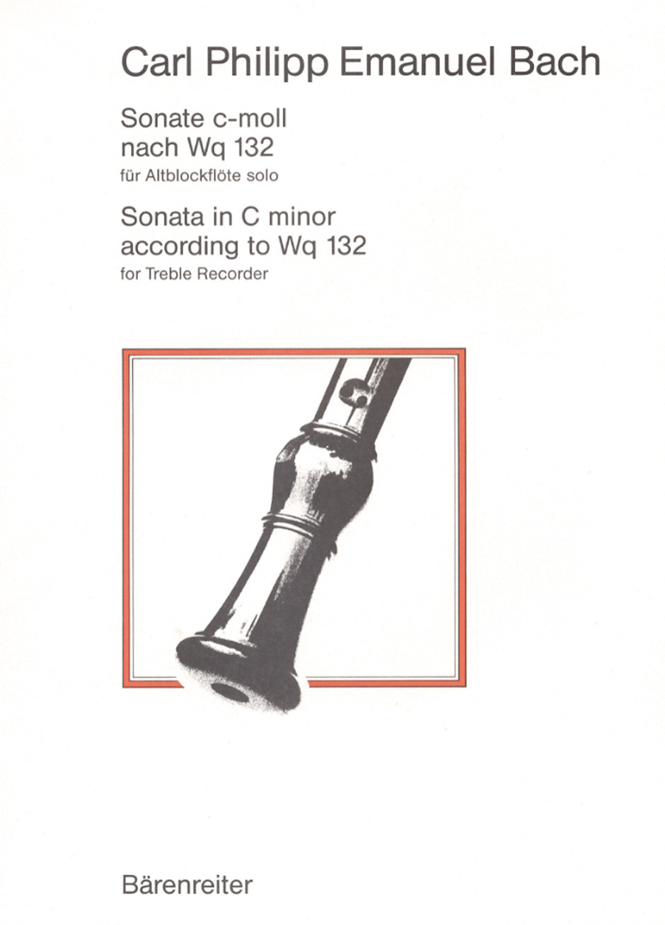 Bach,C.P.E., Sonate c-moll nach Wq 132 (Barenreiter)