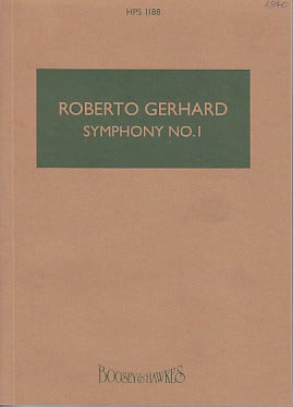 Gerhard, Symphony No. 1 (Boosey)