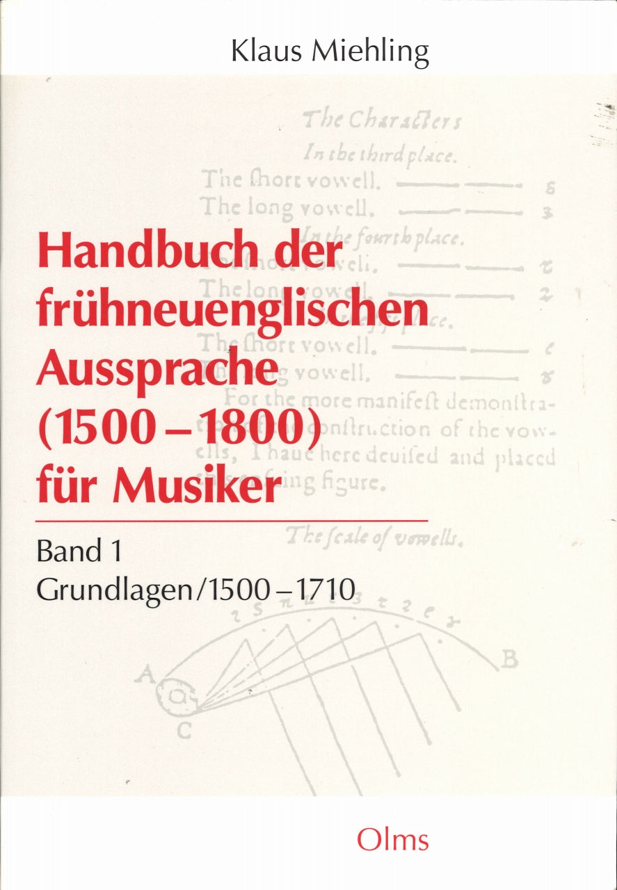 Handbuch der Fruhneuenglischen Aussprach (Olms)