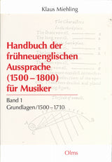 Handbuch der Fruhneuenglischen Aussprach (Olms)