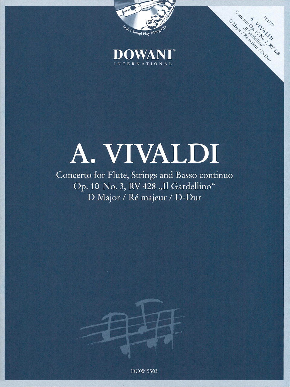 Vivaldi, Concerto op. 10/3 in D (+CD) (Dowani)