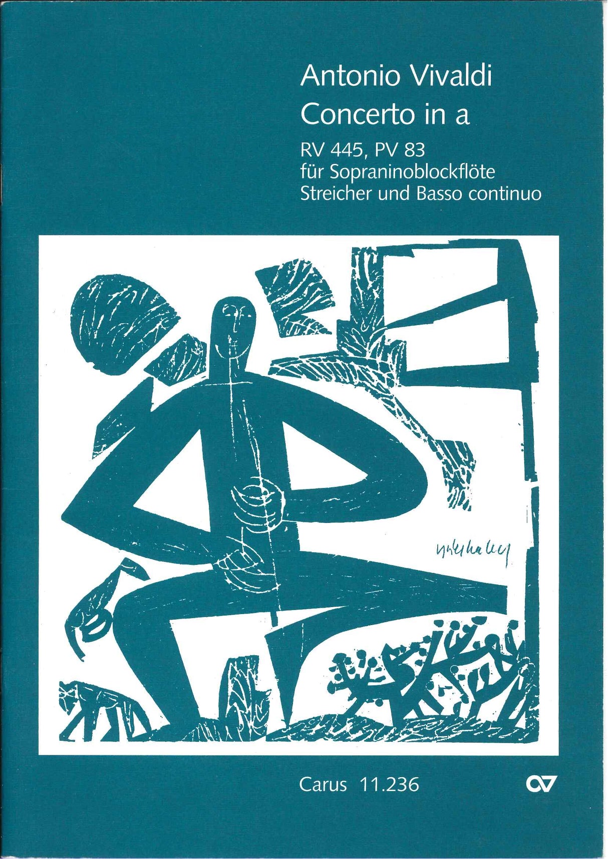 Vivaldi, Concerto in a, RV 445 (Score) (Carus)
