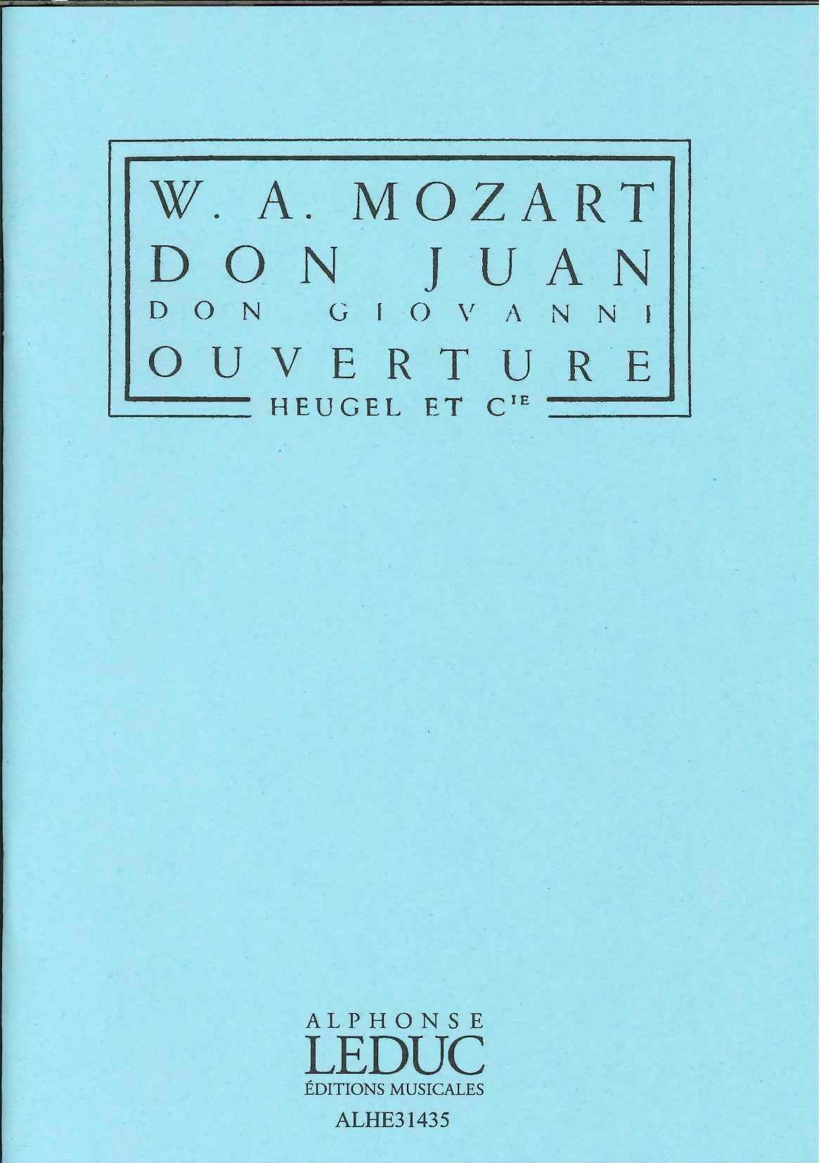 Mozart, Ov KV 527 Don Juan/Don Giovanni (Heugel)