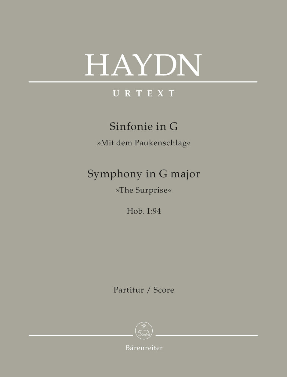 Haydn, Symphony No. 94 (Full Score) (Barenreiter)