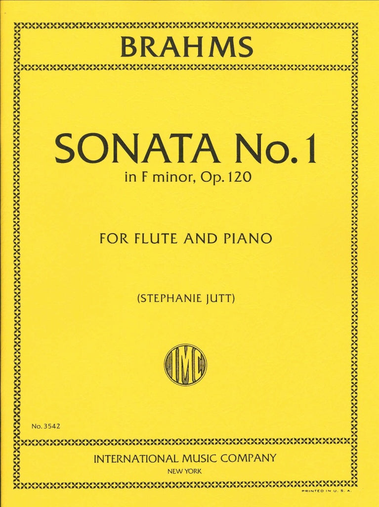 Brahms, Sonata op. 120/1 in f (Fl,Pf) (IMC)