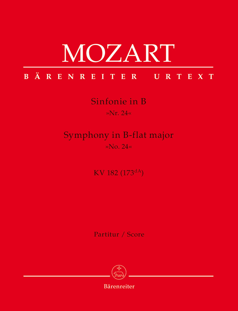 Mozart, Symphony No. 24 KV 182 (Barenreiter)