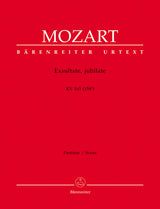 Mozart, Exsultate jubilate (Partitur) (Barenreiter)