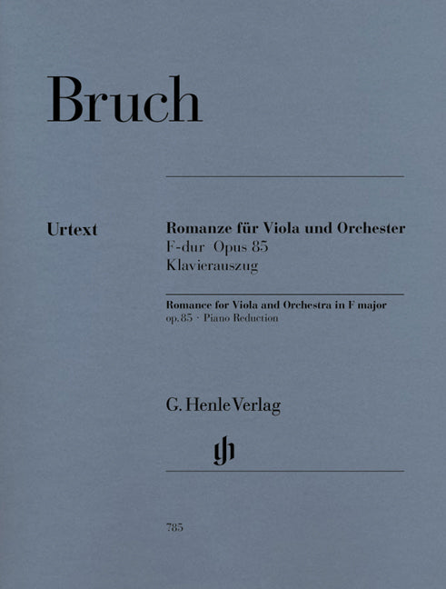 Bruch, Romanze op. 85 in F (Va,Pf) (Henle)