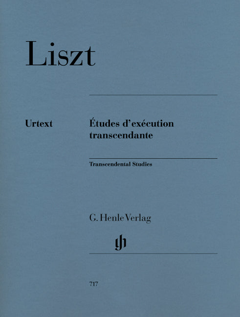 Liszt, Etudes d'execution transcendante (Henle)