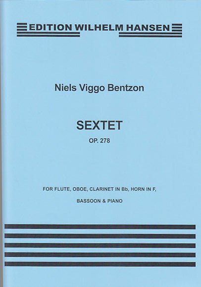Bentzon, Sextet op. 278 (Wind Parts) (W.Hansen)