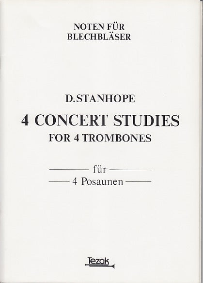 Stanhope, 4 Concert Studies (4Tbn) (Tezak)