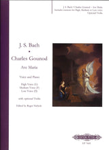 Gounod, Ave Maria (Voice,Pf,[Vn]) (Peters)