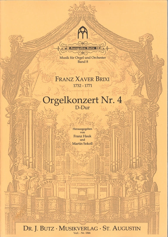 Brixi, Concerto for Organ No. 4 (Score) (Butz)