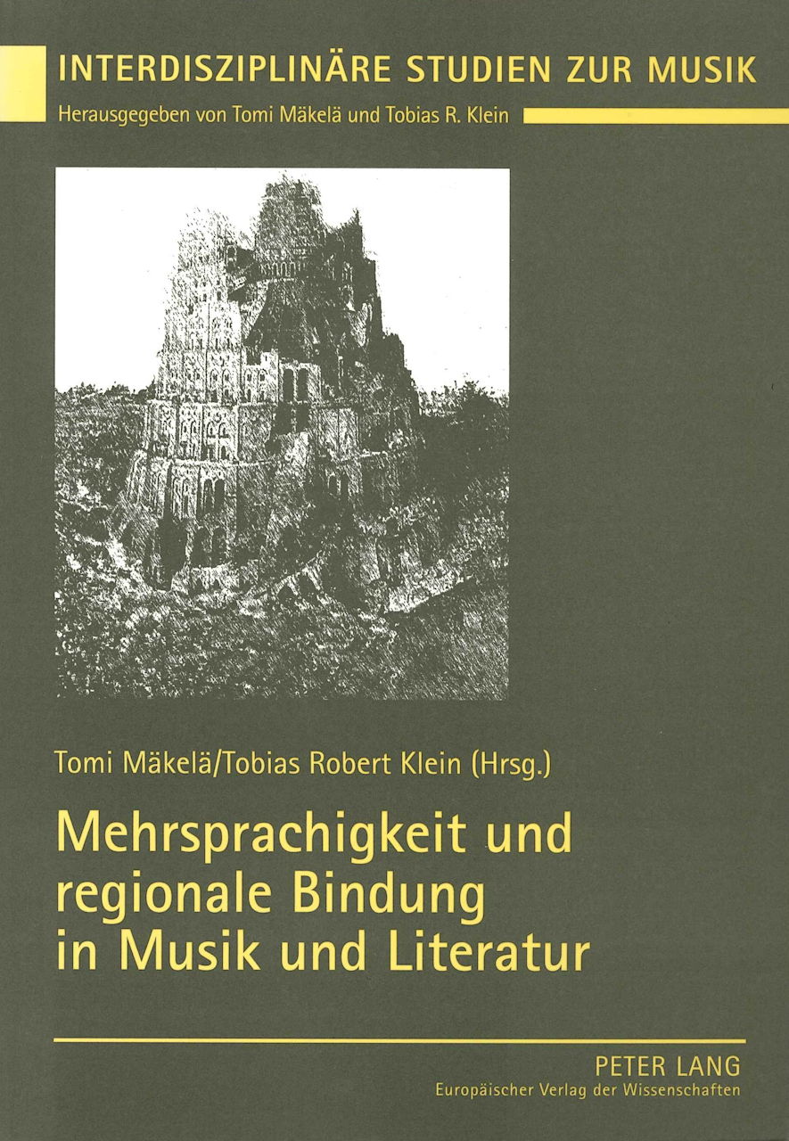 Mehrsprachigkeit und regionale Bindung (Peter Lang)