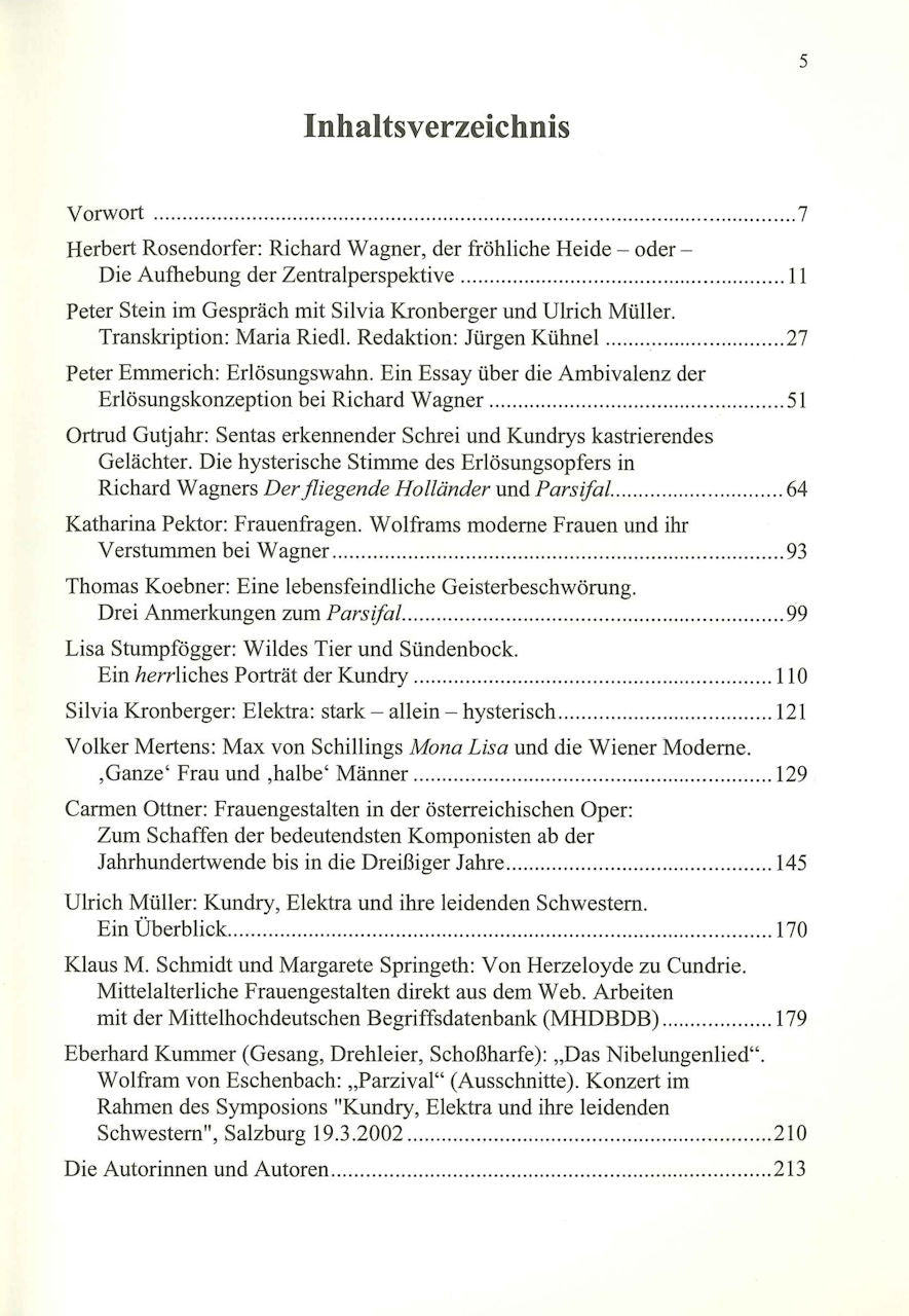 Kronberger, Kundry und Elektra (Muller-Speiser)