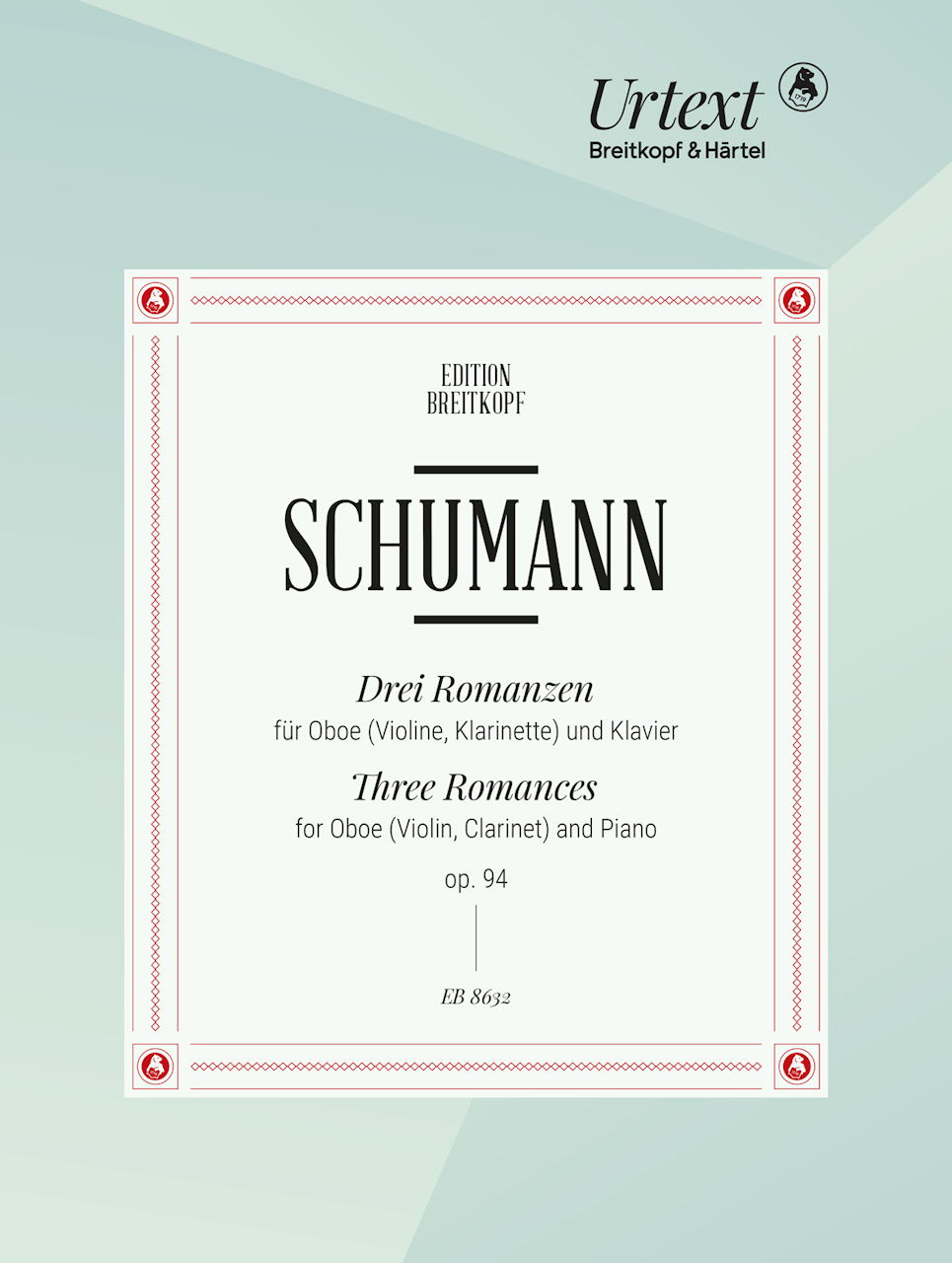 Schumann, 3 Romanzen op. 94 (Ob/Vn/Cl,Pf (Breitkopf)