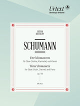 Schumann, 3 Romanzen op. 94 (Ob/Vn/Cl,Pf (Breitkopf)