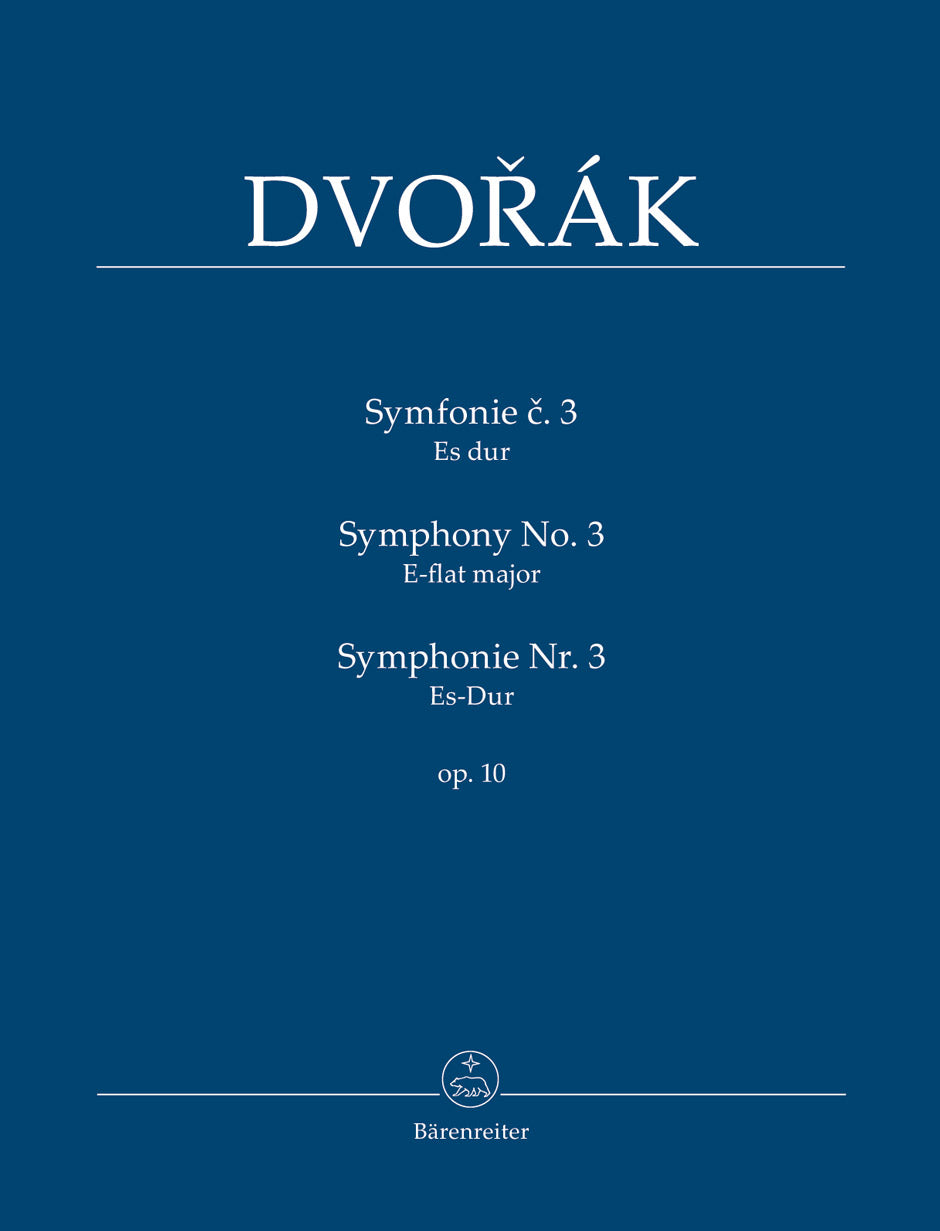 Dvorak, Symphony No. 3 in Eb op. 10 B 34 (Barenreiter)