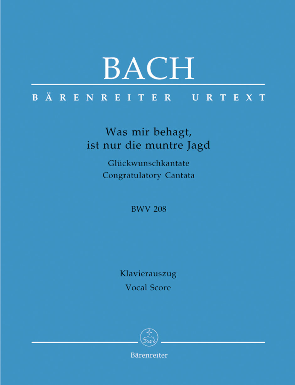 Bach, Kantate Nr.208 'Jagd' [G] (Barenreiter)
