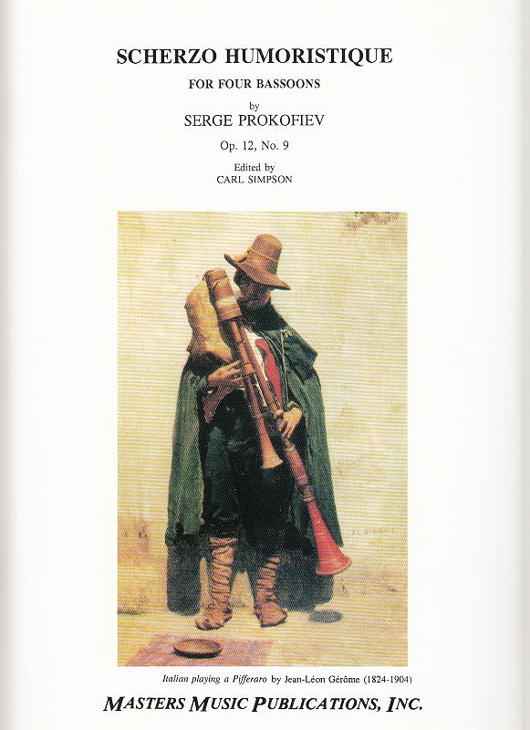 Prokofiev, Scherzo humoristique (4Bn) (Masters Music)