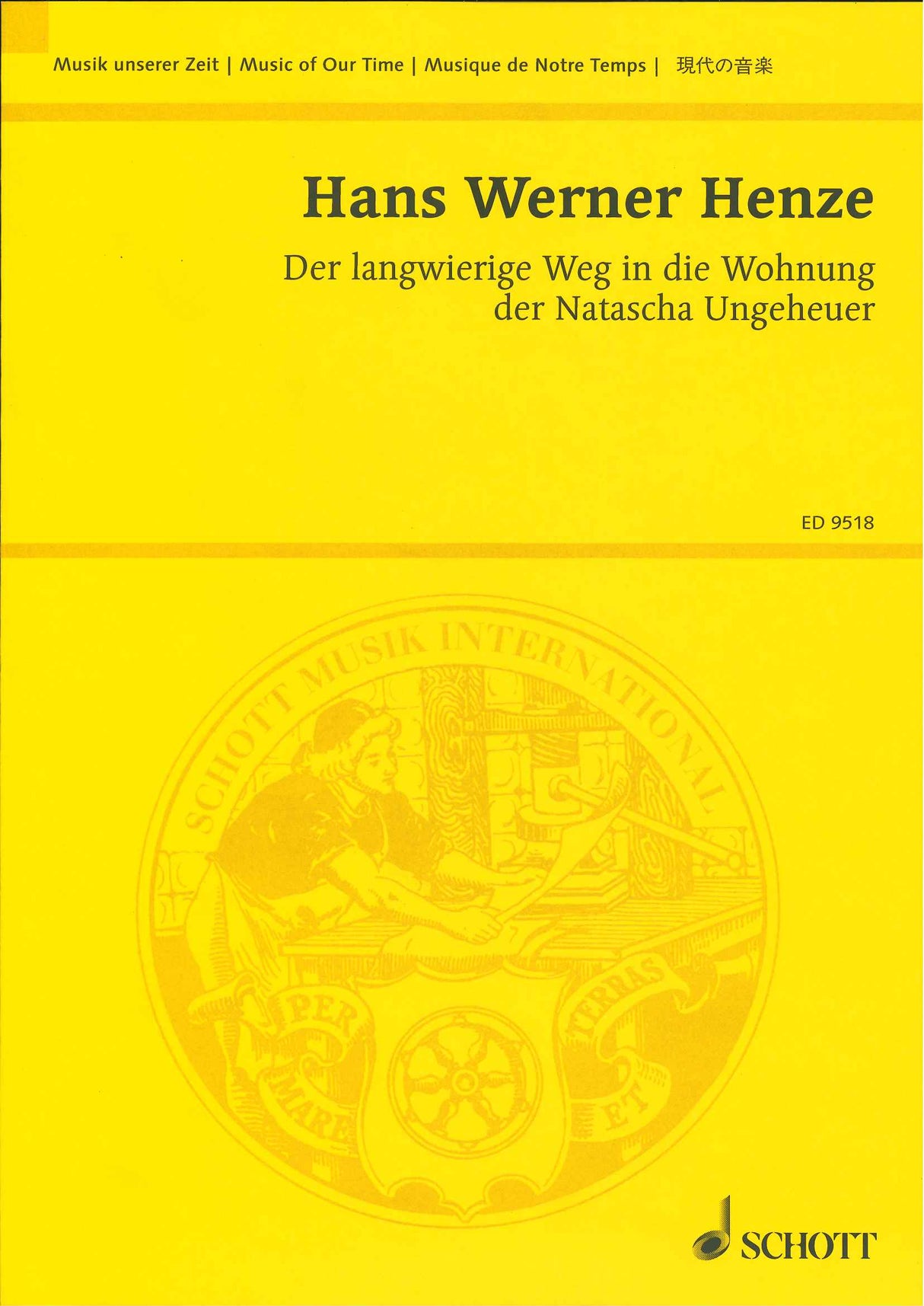 Henze, Langwierige Weg in die Wohnung (Schott)