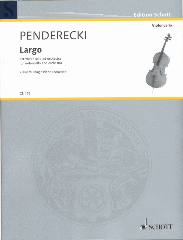 Penderecki, Largo (2003/07) (Schott)