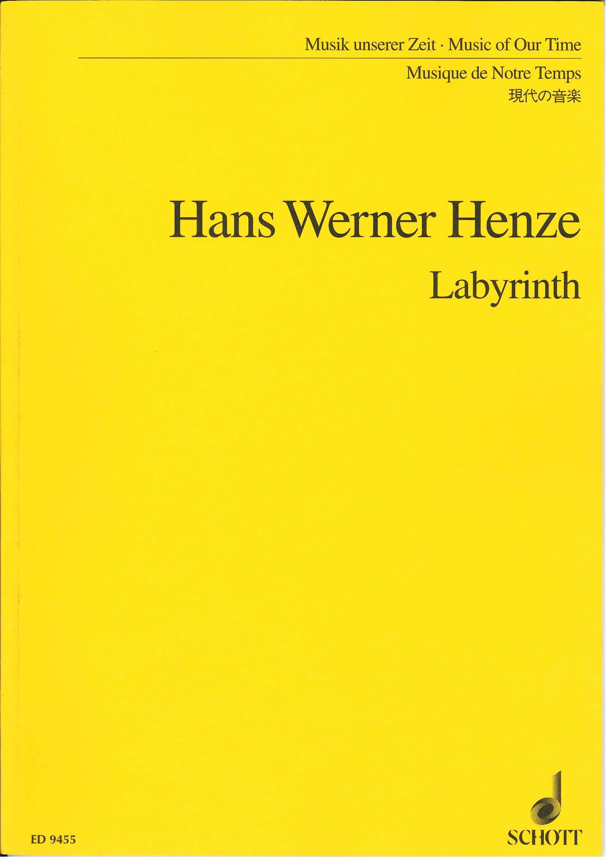 Henze, Labyrinth: Dancing Classes III (Schott)
