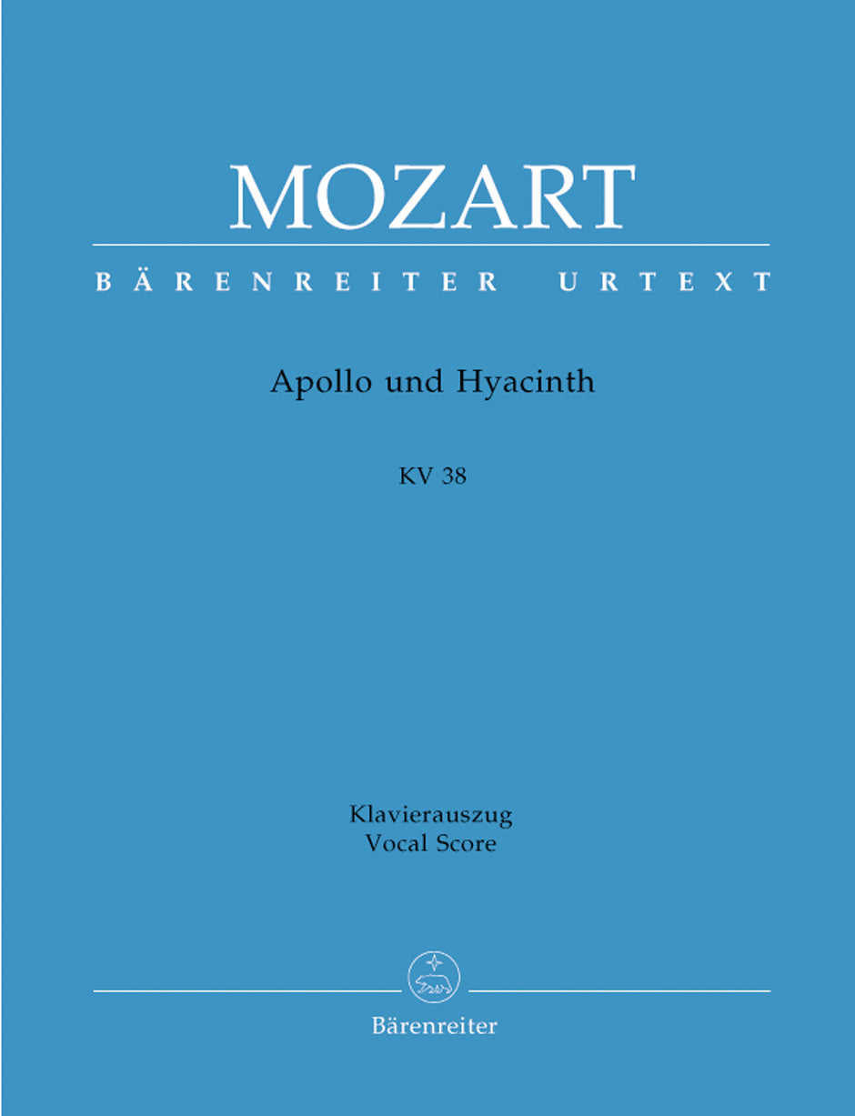Mozart, KV  38 Apollo und Hyacinth [I/G] (Barenreiter)