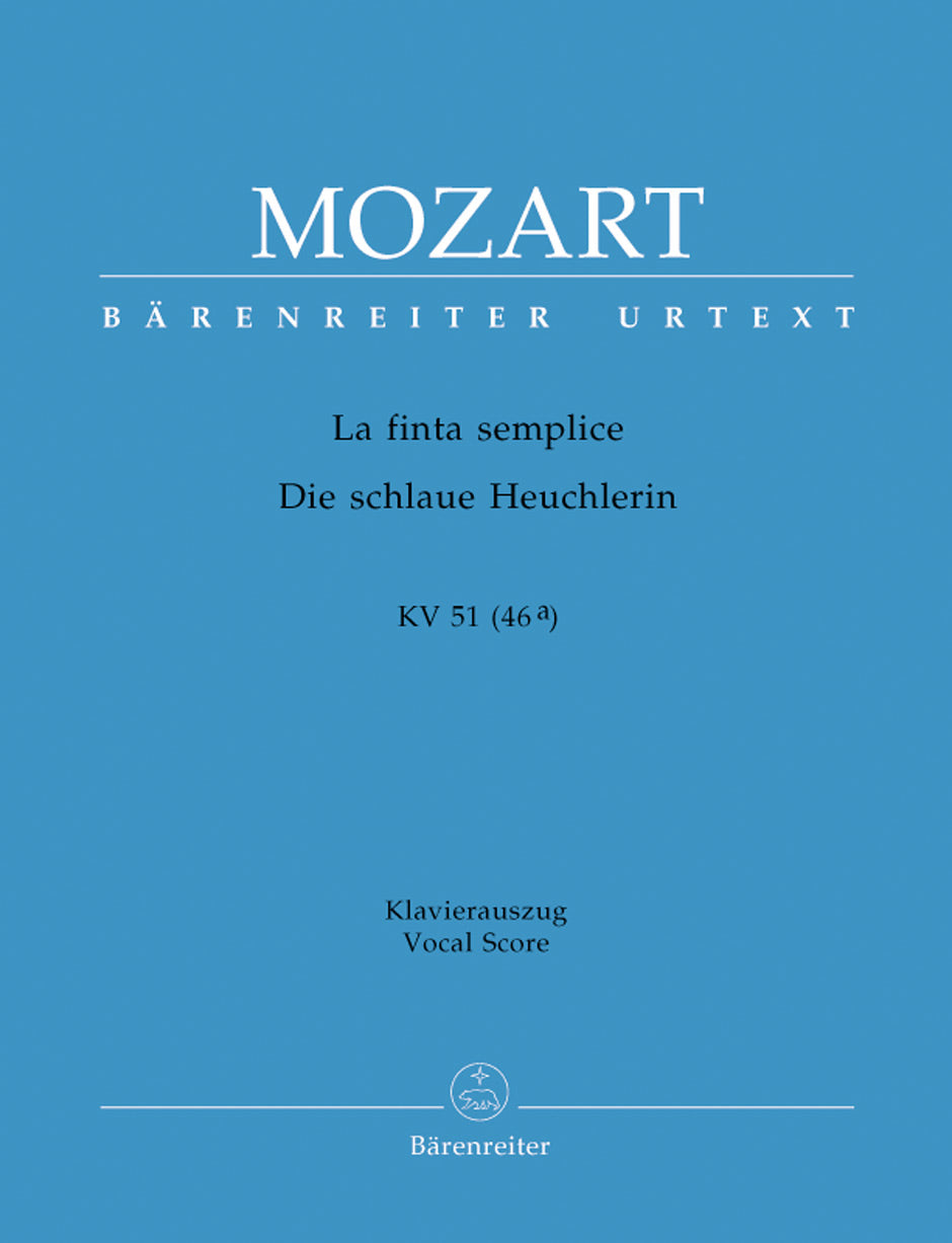 Mozart, KV  51(46a) Finta semplice [I/G] (Barenreiter)