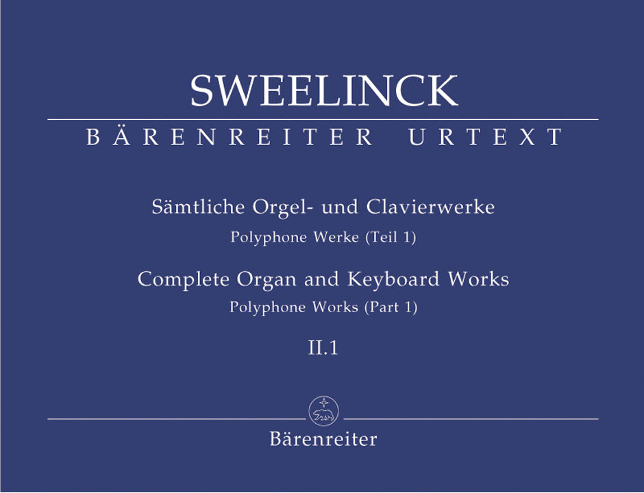 Sweelinck, Samtliche Orgelwerke 2/1 (Barenreiter)
