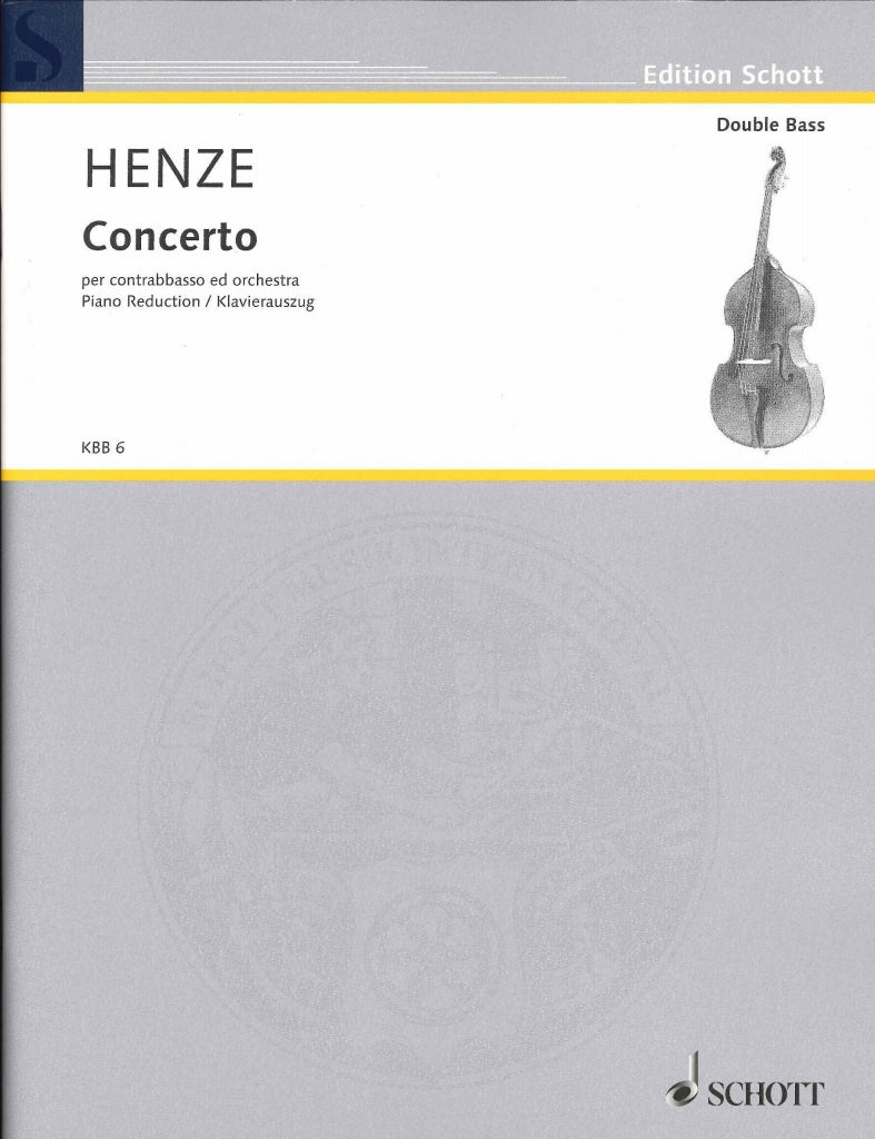 Henze, Concerto (Schott)