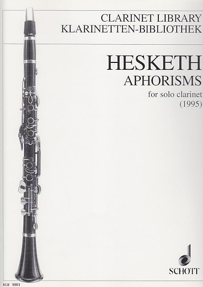 Hesketh, Aphorisms (1995) (Schott)