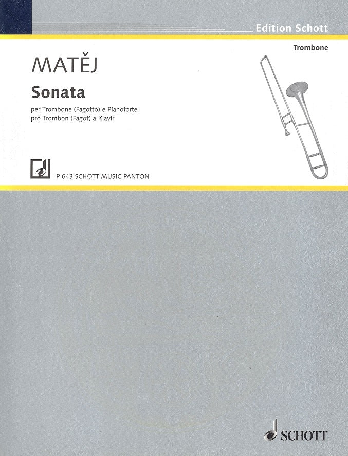Matej, Sonata (Tbn,Pf) (Panton)