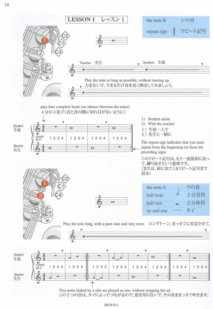Delangle/Bois, Saxophone Method (+CD) (Lemoine)