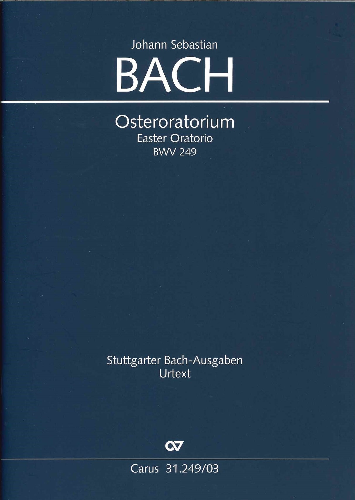 Bach, Osteroratorium BWV 249 [G/E] (Carus)