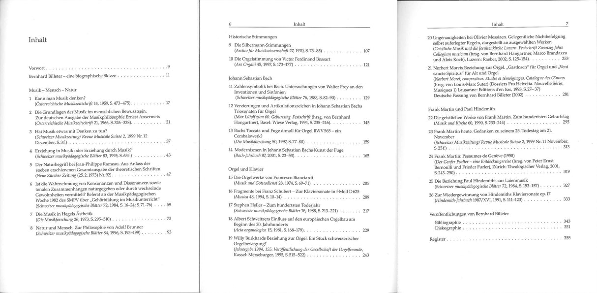 Billeter, Musiktheorie & musikalische (Peter Lang)