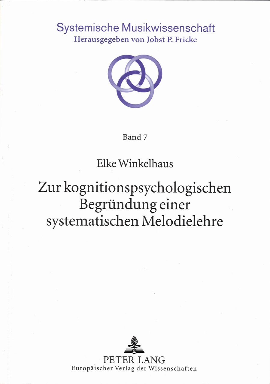 Winkelhaus, Zur kognitionspsychologische (Peter Lang)