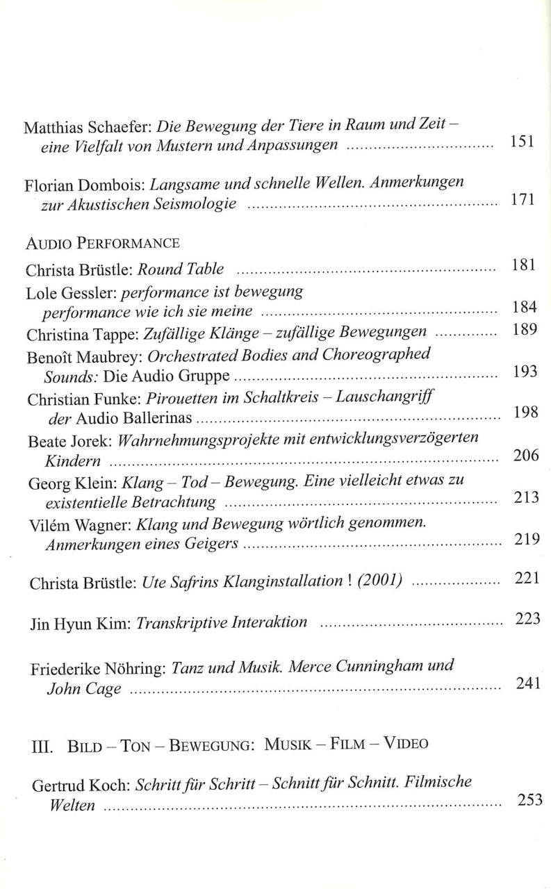 Klang und Bewegung (Shaker)