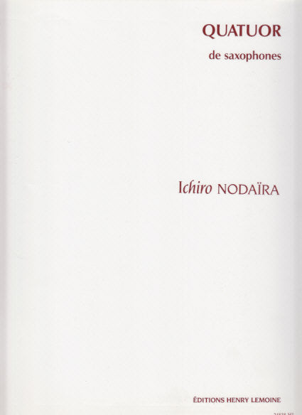 Nodaira, Quatuor de saxophones (Lemoine)
