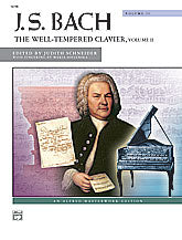 Bach, Well-Tempered Clavier 2 (Schneider (Alfred)