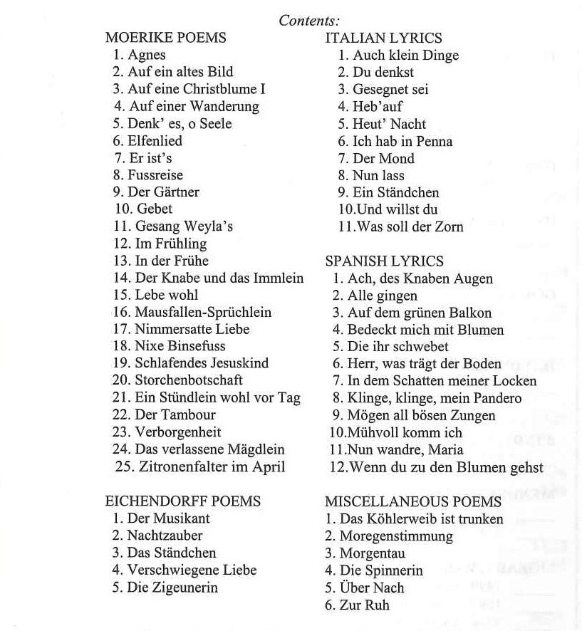 Wolf, 65 Songs (High,Pf) [G/E] (IMC)