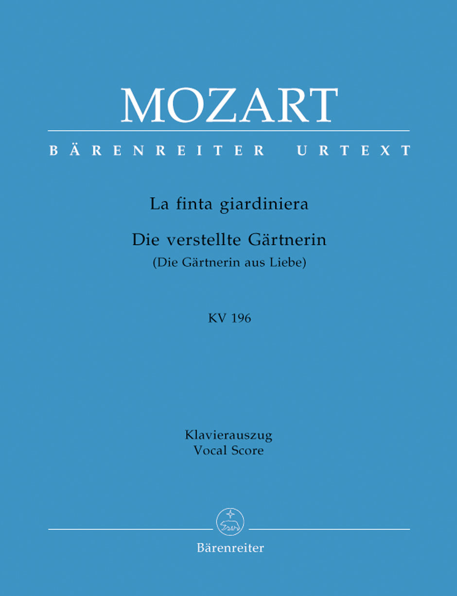 Mozart, KV 196 Finta giardiniera [I/G] (Barenreiter)