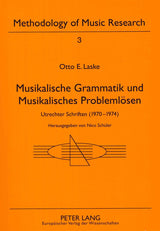 Laske, Musikalische Grammatik (Peter Lang)