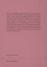 Dahl, Verbale Indikatoren von Verandeung (Logos Berlin)