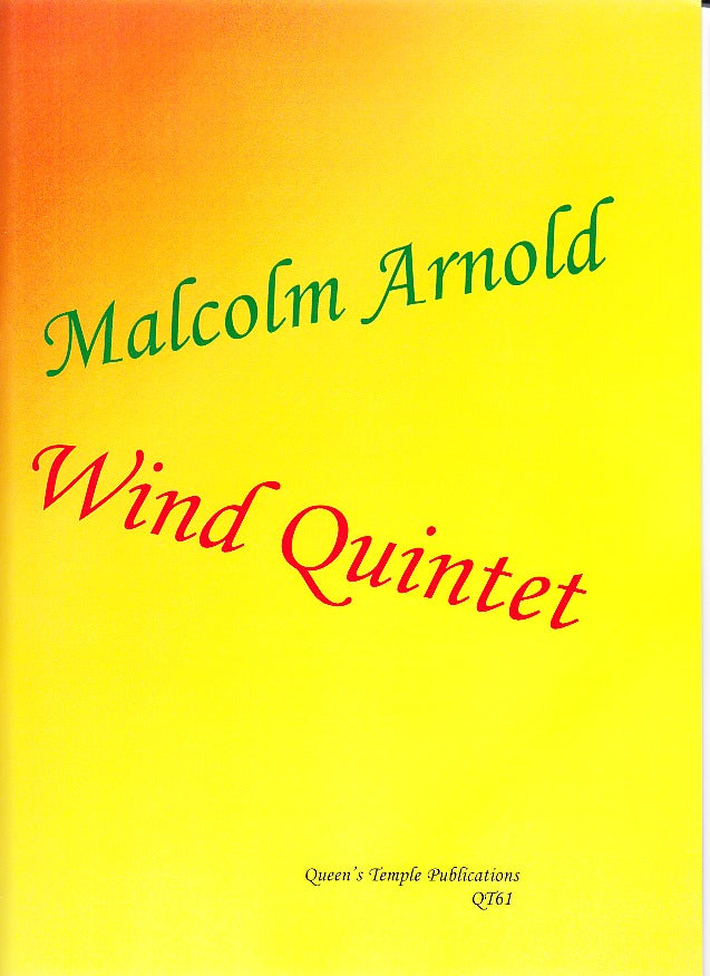 Arnold, Wind Quintet op. 2 (Queen's Temple Publications)