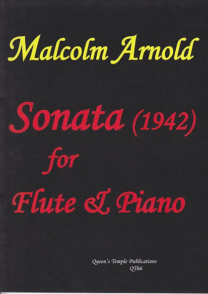 Arnold, Sonata (1942) for Flute & Piano (Queen's Temple Publications)