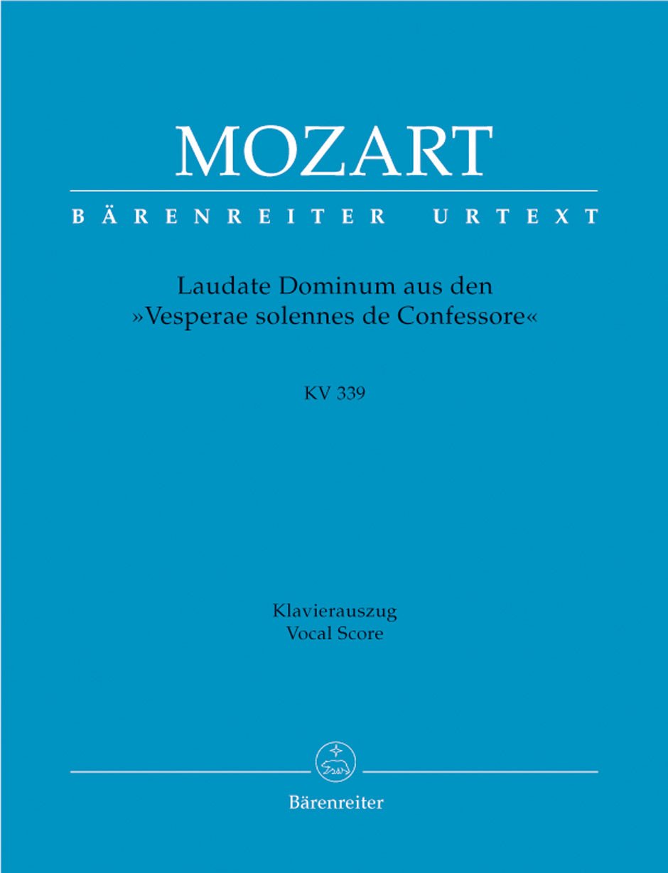 Mozart, Laudate Dominum aus KV 339 (Barenreiter)