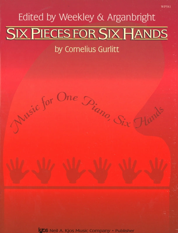 Gurlitt,C., 6 Pieces for 6 Hands (Kjos)