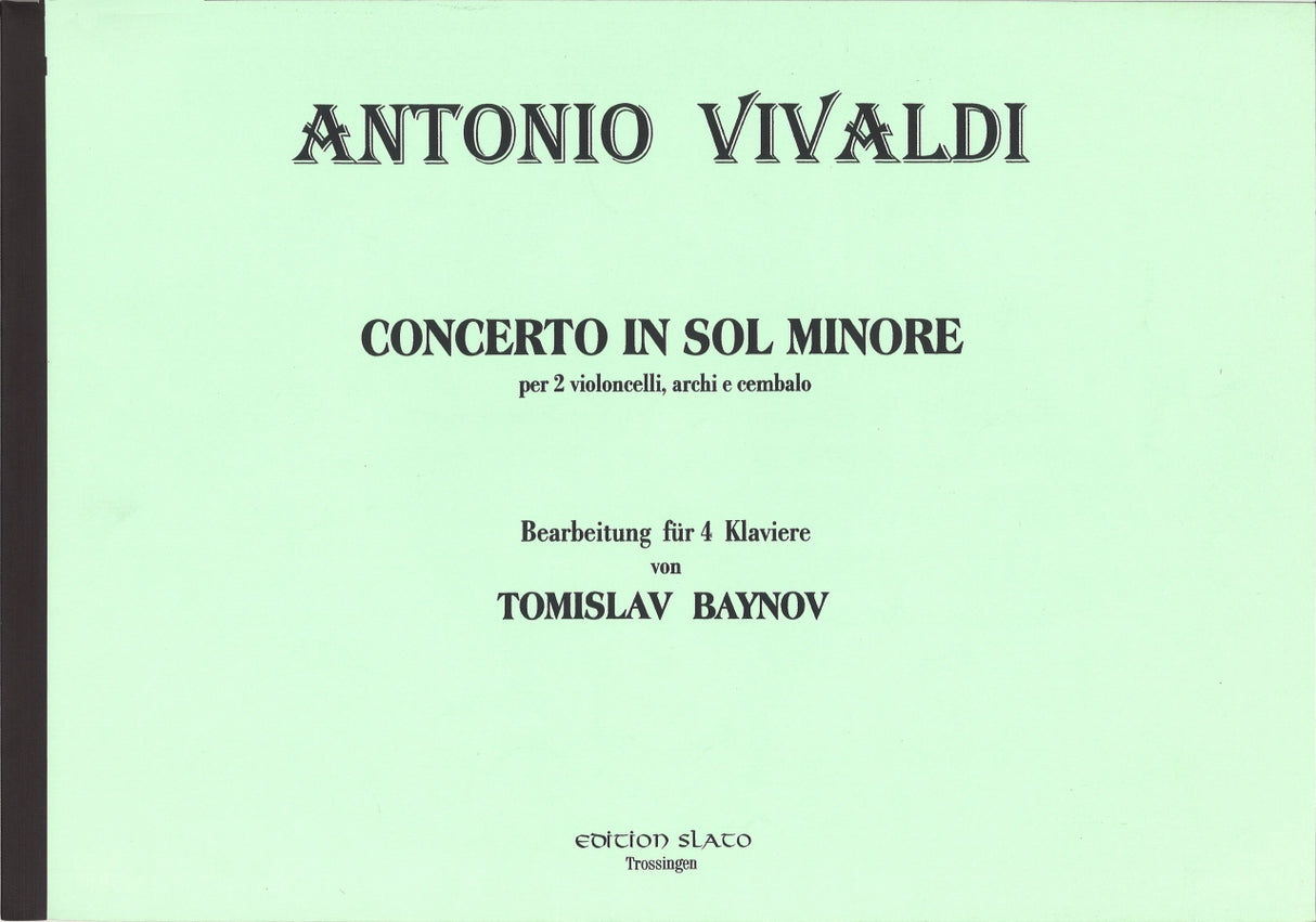 Vivaldi, Concerto in g, RV 531 (4P8H) (Edition Slato)