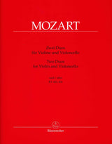 Mozart, Duos KV 423, 424 (Vn,Vc) (Barenreiter)